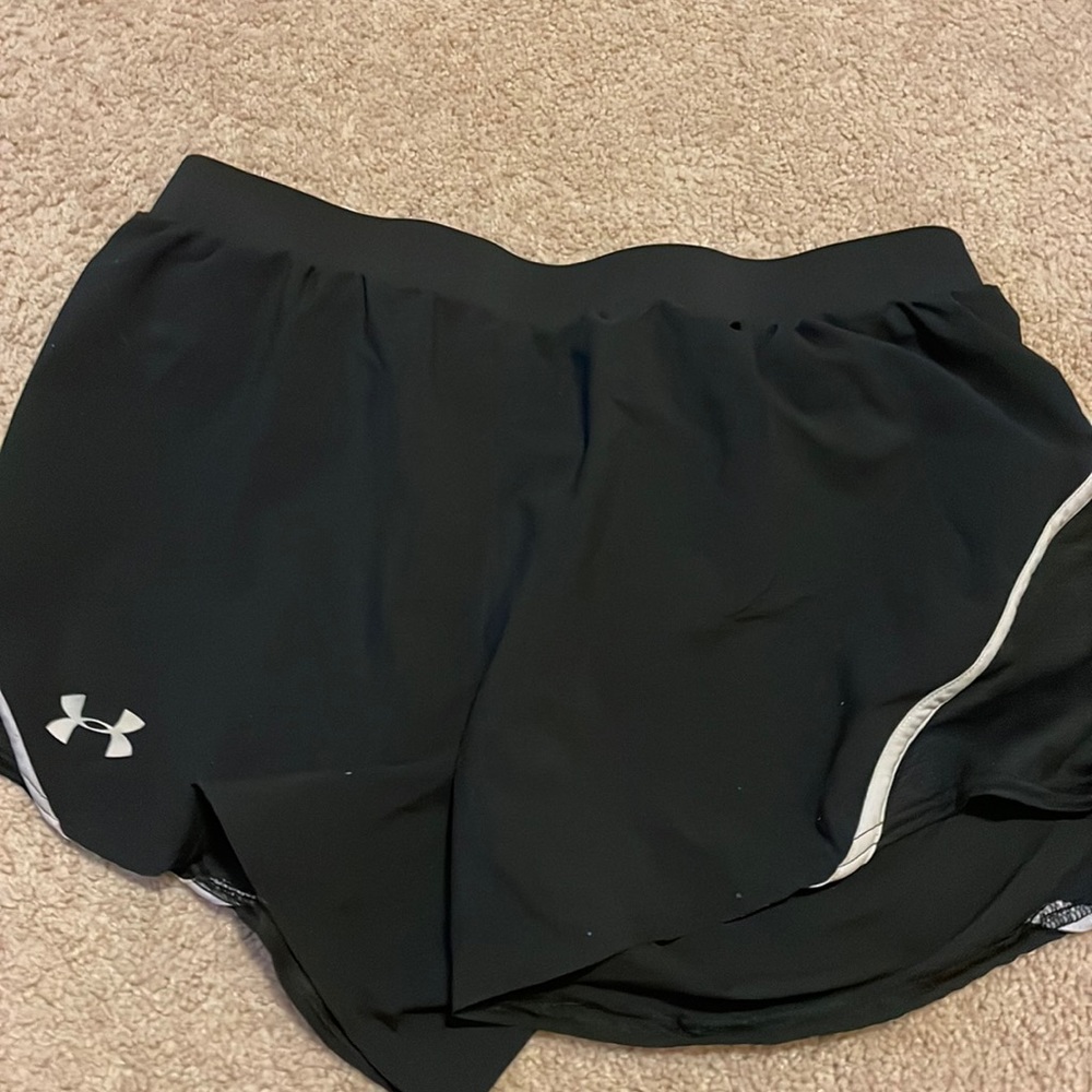 Adidas athletic thin shorts have netting on the side